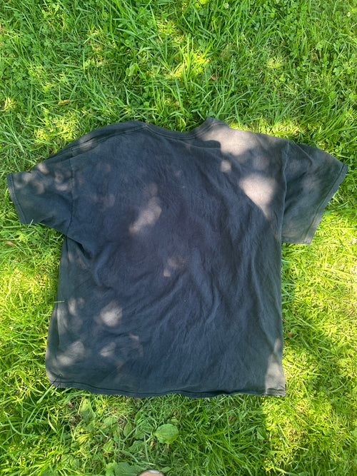 Eminem The Eminem Show Bleach Dye Graphic Tee - Black Distressed - Men’s XL