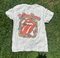 Rolling Stones “Tongue & Lips” Floral Logo Tee